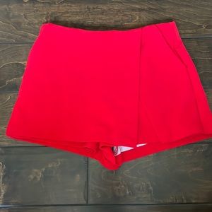 Y2K Red Mini Skort